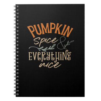 Pumpkin Spice och allt fint boxy Anteckningsbok