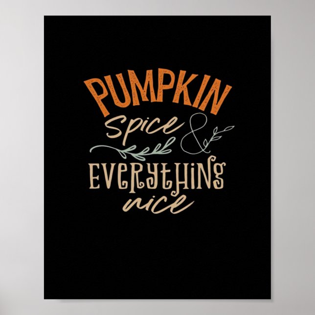Pumpkin Spice och allt fint boxy Poster (Framsidan)