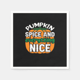Pumpkin Spice och allt fint citat och sl Pappersservett