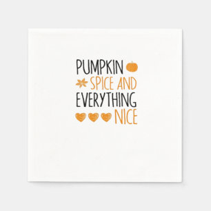 Pumpkin Spice och allt fint - finns för Ha Pappersservett
