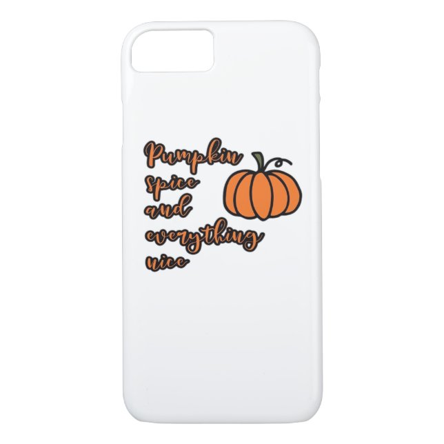 Pumpkin Spice och allt fint grundläggande Case-Mate iPhone Skal (Baksida)