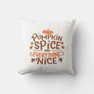 Pumpkin Spice och allt fint, grundläggande och ese Kudde