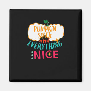 Pumpkin Spice och allt fint Kärlek Fami Magnet