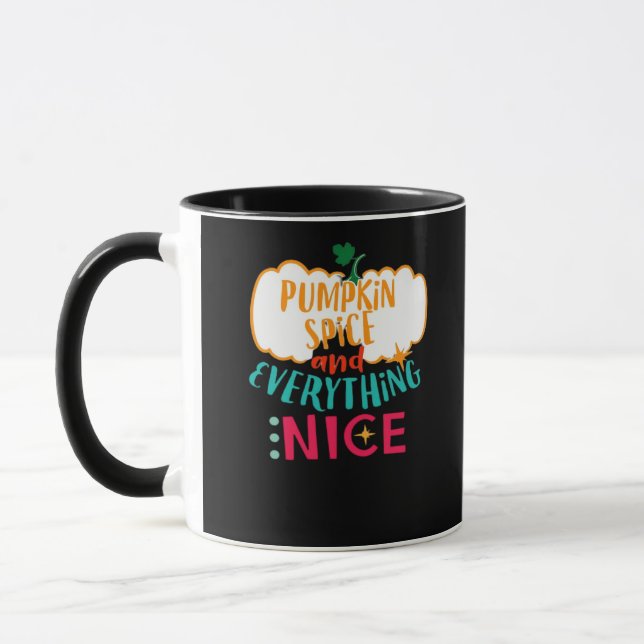 Pumpkin Spice och allt fint Kärlek Fami Mugg (Vänster)