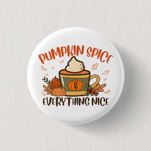 Pumpkin Spice och allt fint klär Halloween Knapp