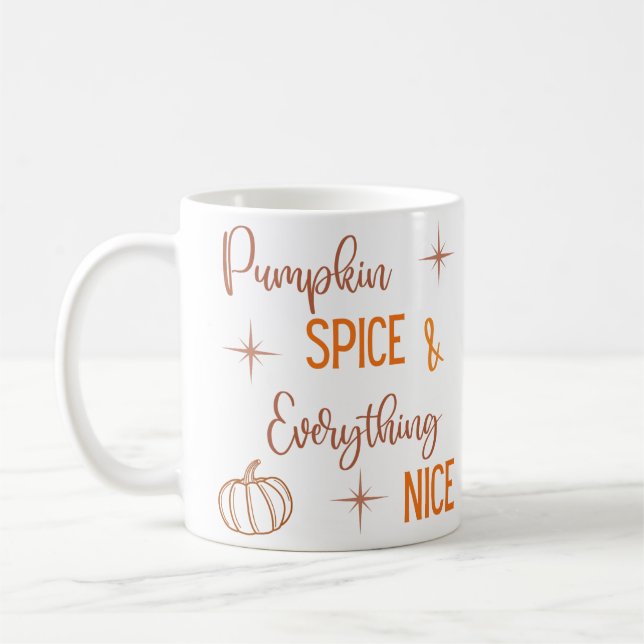 Pumpkin Spice och allt fint Mugg (Vänster)