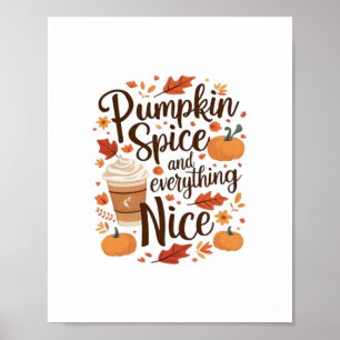 Pumpkin Spice och allt fint, nödvändigt Poster