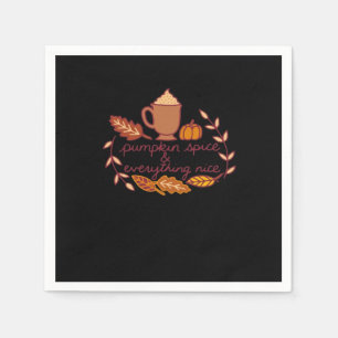 Pumpkin Spice och allt fint PSL-kaffe Overs Pappersservett