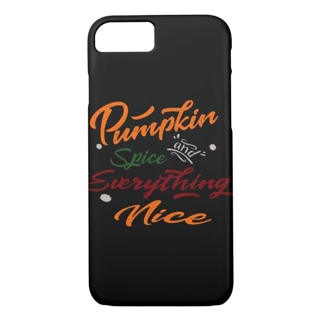 Pumpkin Spice och allt fint Slogan Case-Mate iPhone Skal (Baksida)