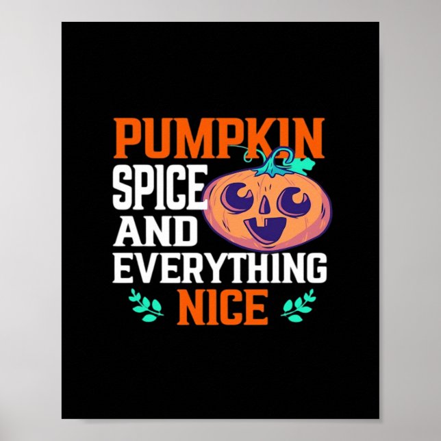 Pumpkin Spice och allt fint viktigt Poster (Framsidan)