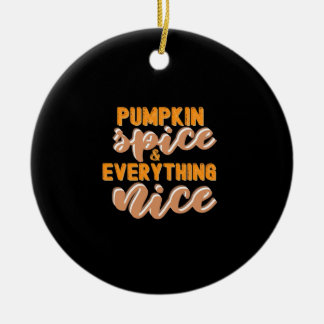 Pumpkin Spice och allt i höst Julgransprydnad Keramik
