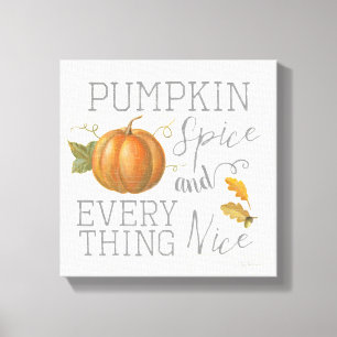 Pumpkin Spice och Allt Nice Canvastryck
