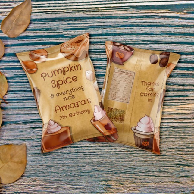 Pumpkin Spice och Allt Nice Chip Bag (Pumpkin Spice and Everything Nice Chip Bag)