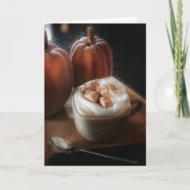 Pumpkin Spice och Allt-Nice-födelsedagskort Kort (Framsida)