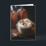 Pumpkin Spice och Allt-Nice-födelsedagskort Kort<br><div class="desc">Perfekt för en fallfödelsedag,  ett födelsedagskort för pumpaspice latte!</div>