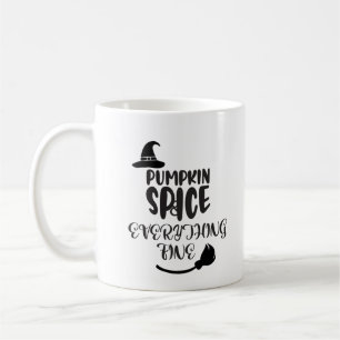 Pumpkin Spice och Allt Nice med Witch Hat Kaffemugg