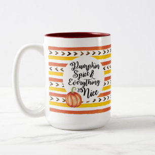 Pumpkin Spice och Allt Nice Mugg