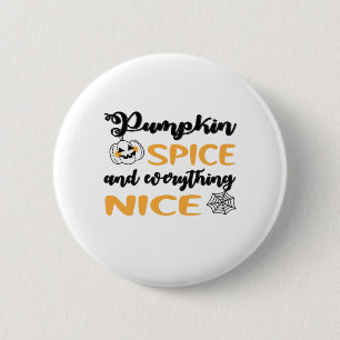 Pumpkin Spice och allt Nicecitat för hösten Knapp