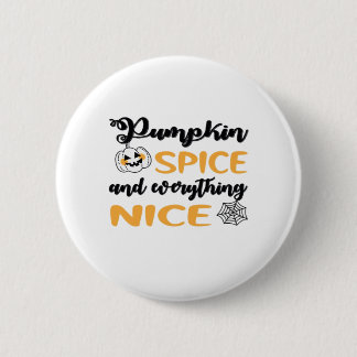Pumpkin Spice och allt Nicecitat för hösten Knapp