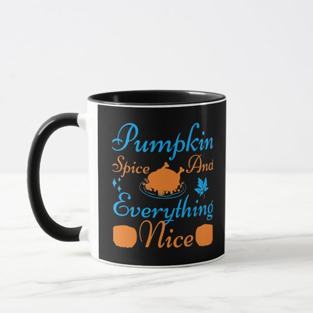 Pumpkin Spice och allt som är så viktigt. Mugg (Vänster)