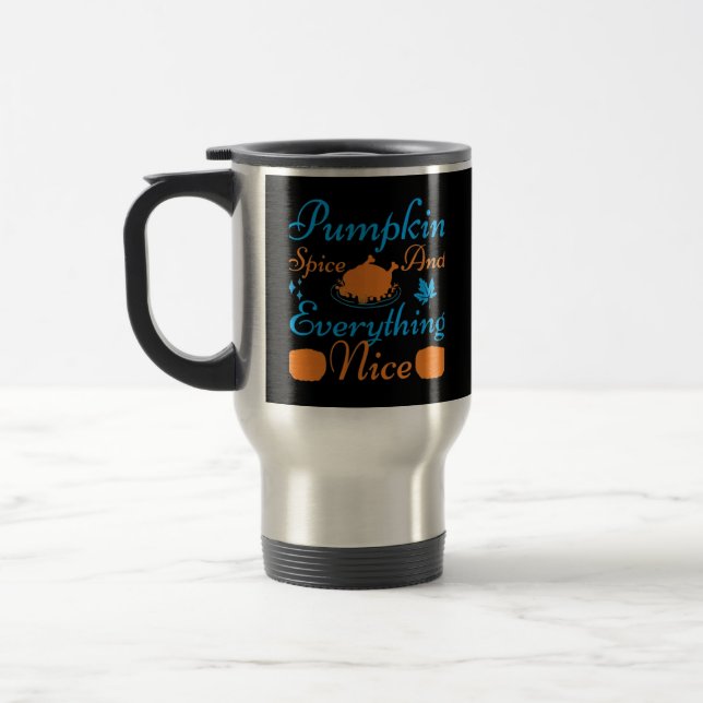Pumpkin Spice och allt som är så viktigt. Resemugg (Vänster)