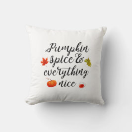 Pumpkin spice och allt trevligt kudde