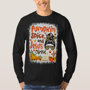 Pumpkin Spice och Jesus Cute Fall Coffe T Shirt