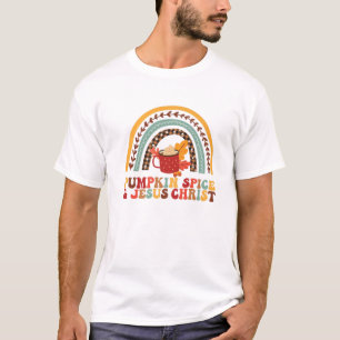 Pumpkin Spice och Jesus Kristus Thanksgiving Groov T Shirt
