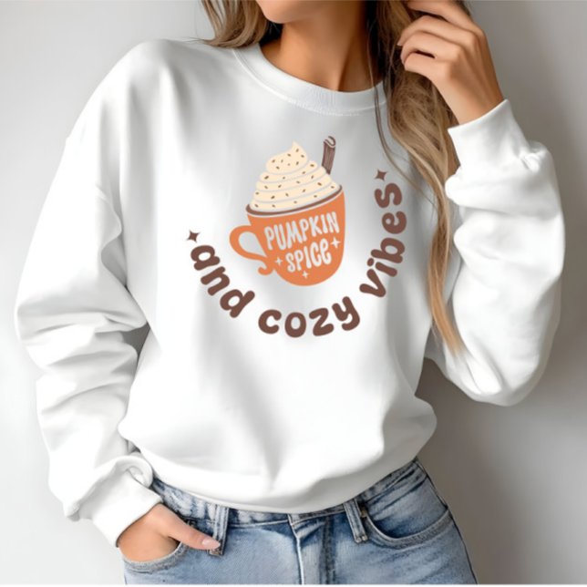 Pumpkin Spice och Mysiga vibes T Shirt (Skapare uppladdad)