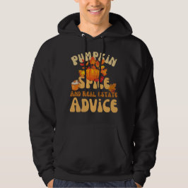 Pumpkin Spice och Real Gods Advice Hoodie