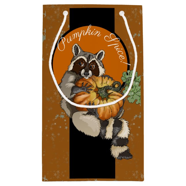 Pumpkin Spice! På en roll Pumpkin Raccoon (Baksidan)