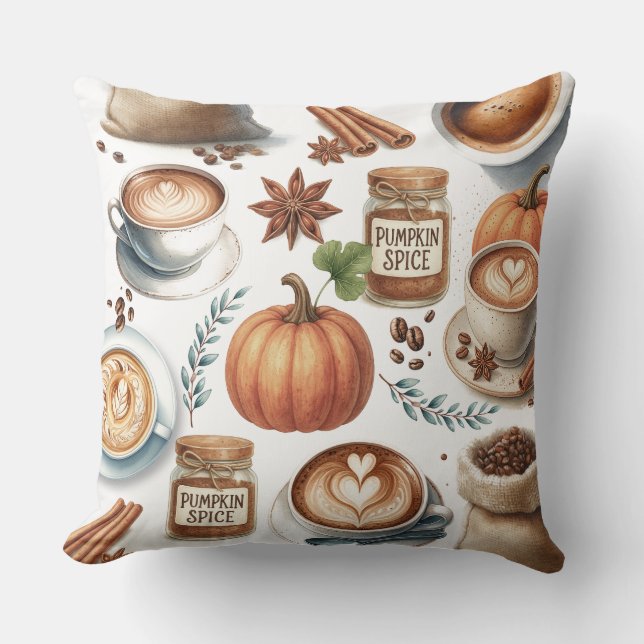 Pumpkin Spice Pillows Kudde (Framsida)