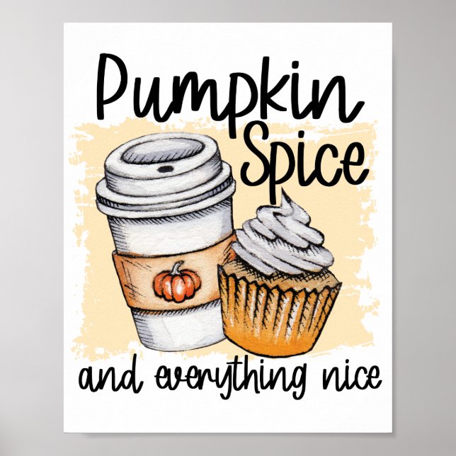 Pumpkin Spice Poster (Framsidan)