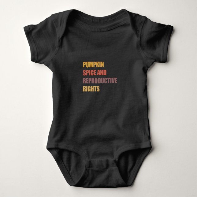 Pumpkin Spice Reproductive Högers Feministiska Hög T Shirt (Framsida)