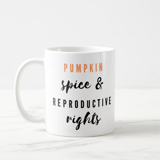 Pumpkin Spice, Reproduktiva Höger Kaffemugg (Vänster)