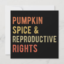 Pumpkin Spice & Reproduktiva Rättigheter I