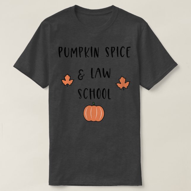 Pumpkin Spice School Future Lawyer Hallowed T Shirt (Design framsida)