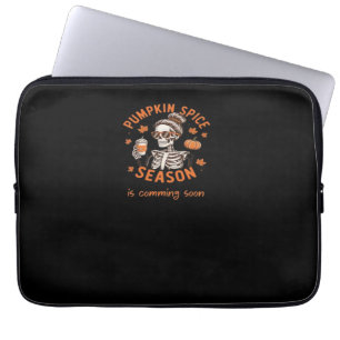 Pumpkin Spice Season kommer snart Halloween Fal Laptop Fodral