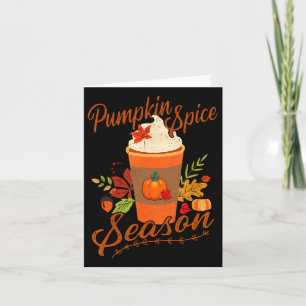 Pumpkin Spice Season Latte Fall Season Women Kids Kort