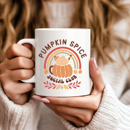 Pumpkin Spice Social Club – Cute Fall PSL Kaffemugg
