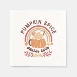 Pumpkin Spice Social Club – Cute Fall PSL Pappersservett