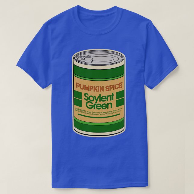 Pumpkin Spice Soylent Grönt T Shirt (Design framsida)