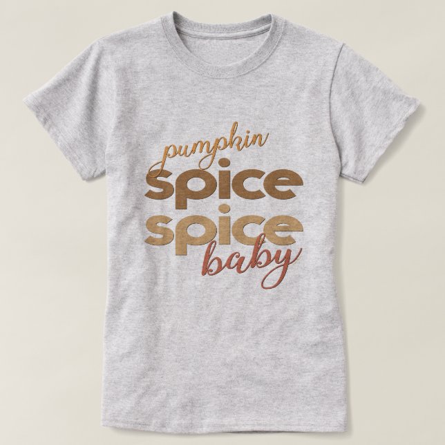 Pumpkin Spice Spice Baby Tröja (Design framsida)