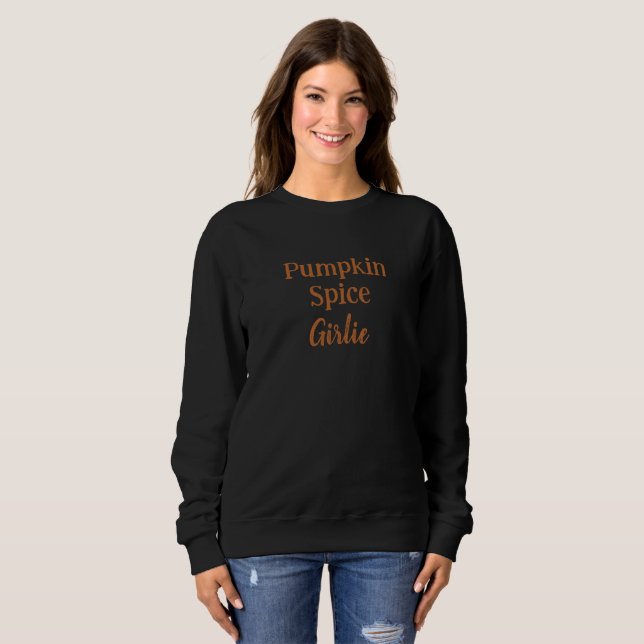 Pumpkin Spice Sweatshirt T Shirt (Hel framsida)