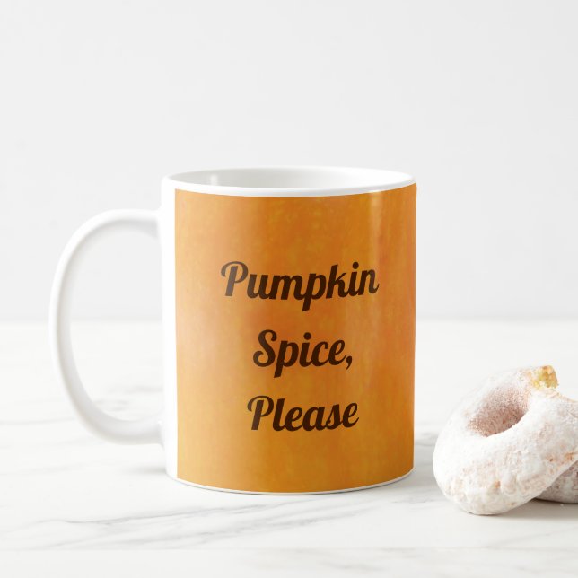 Pumpkin Spice, tack Kaffemugg (Med munk)
