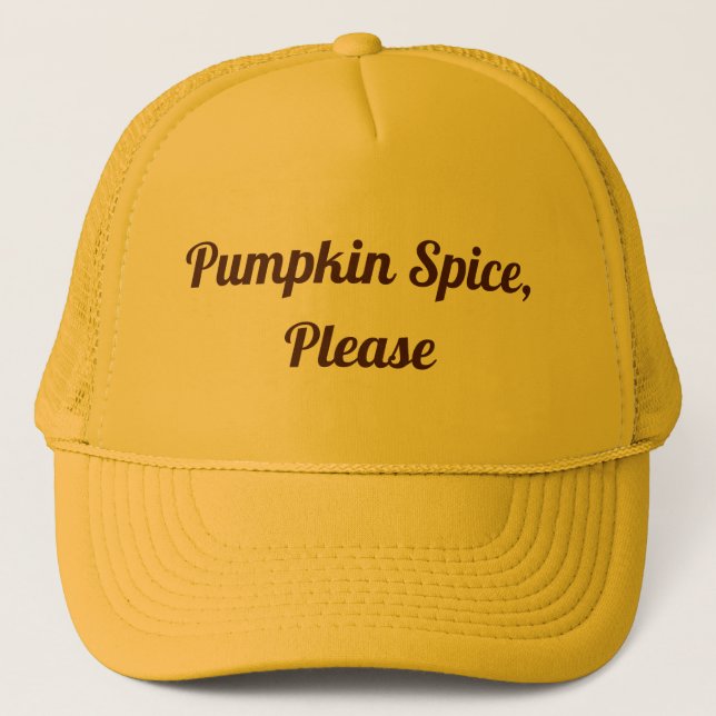 Pumpkin Spice, tack Keps (Framsida)