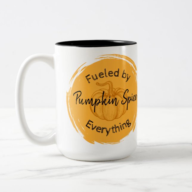 Pumpkin Spice Two-Tone Coffee Mugg (Vänster)