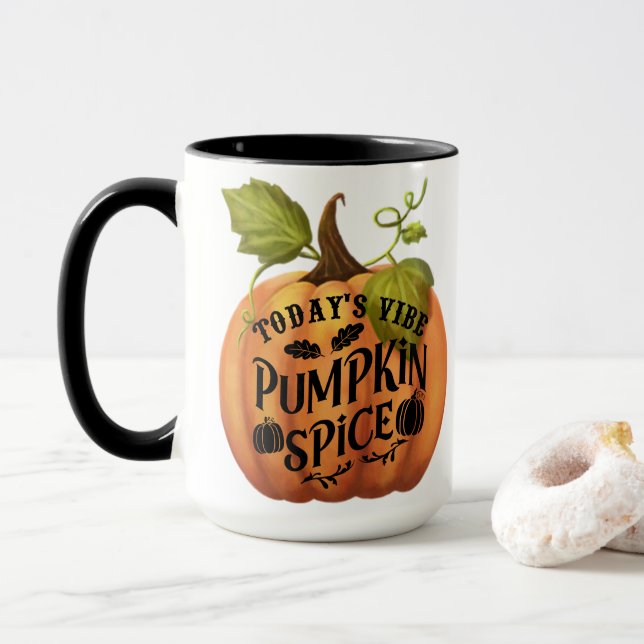 Pumpkin spice vibe mugg (Med munk)