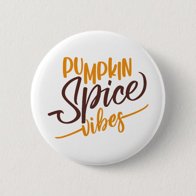 Pumpkin Spice Vibes Knapp (Framsida)