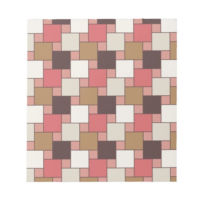 Pumpkin Spice Weave Mönster Anteckningsblock (Framsida)